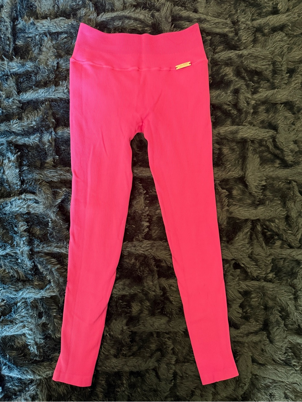 Bombshell Sportswear Pink Ribbed Leggings